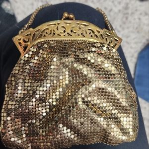 Whiting Davis Vintage Gold Mesh bag